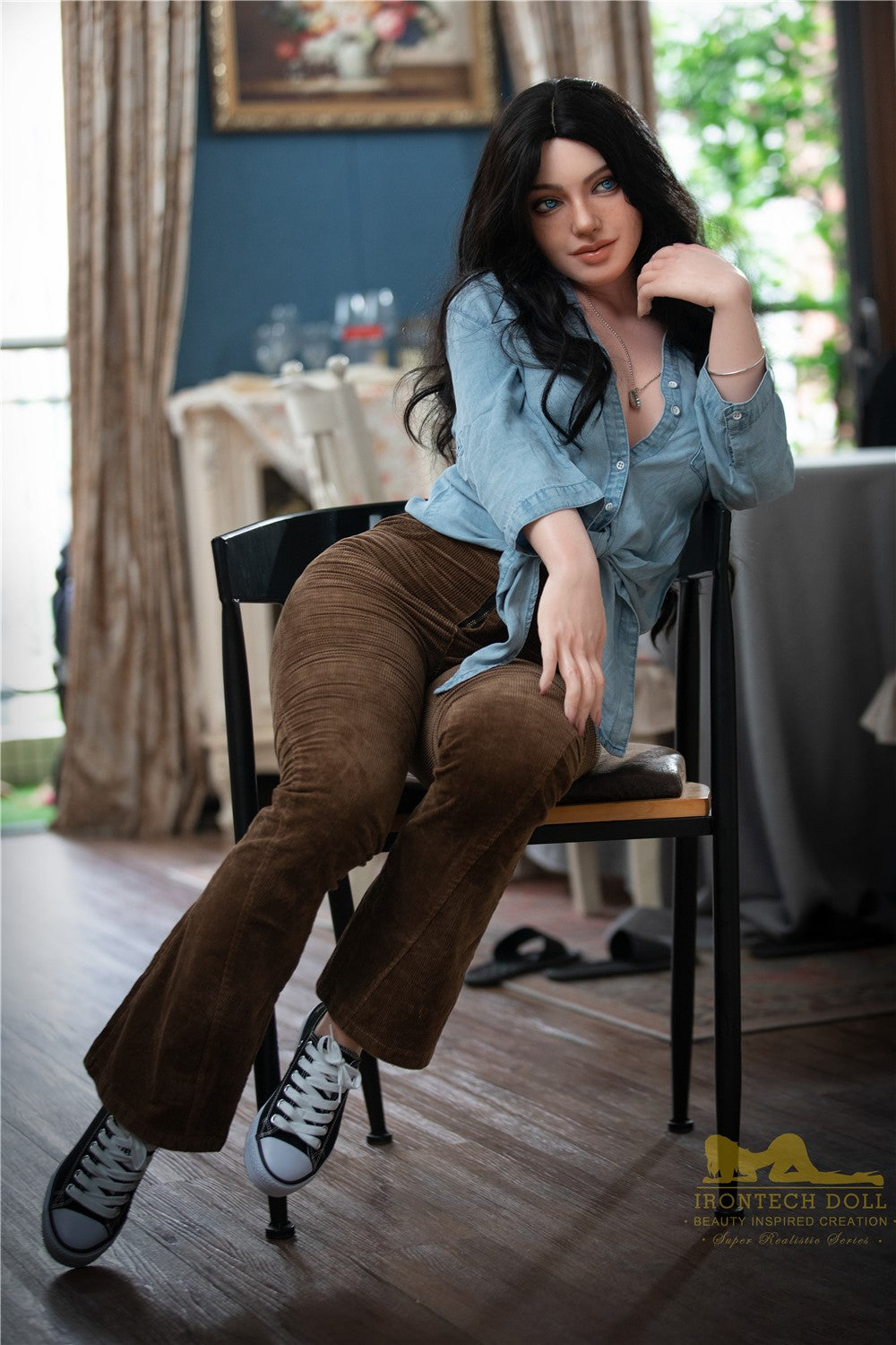 Marley bambola del sesso (Irontech Doll 152 cm Coppa A S27 Silicone)
