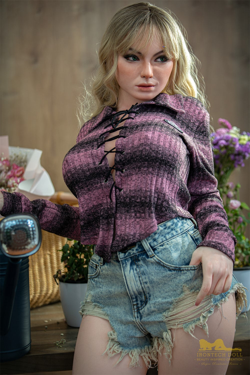 Maria bambola del sesso (Irontech Doll 165 cm Coppa F S22 in silicone)