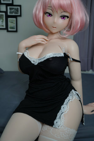 Bambola di sesso akane (Irokebijin 140 cm f-cup silicone)