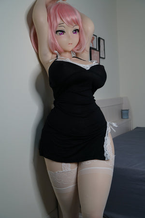 Bambola di sesso akane (Irokebijin 140 cm f-cup silicone)