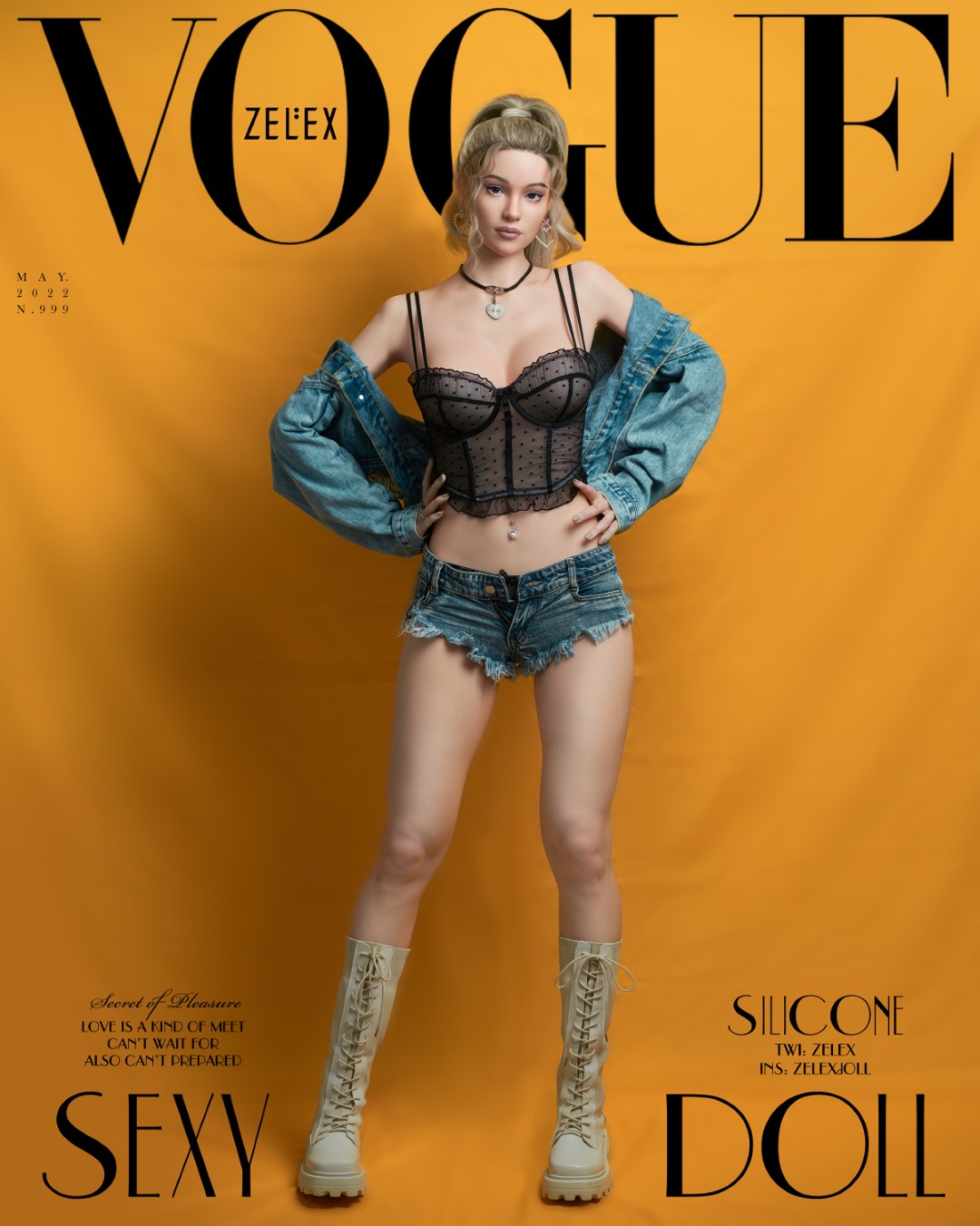 Noel bambola del sesso (Zelex 170 cm Coppa C GE46 Silicone)