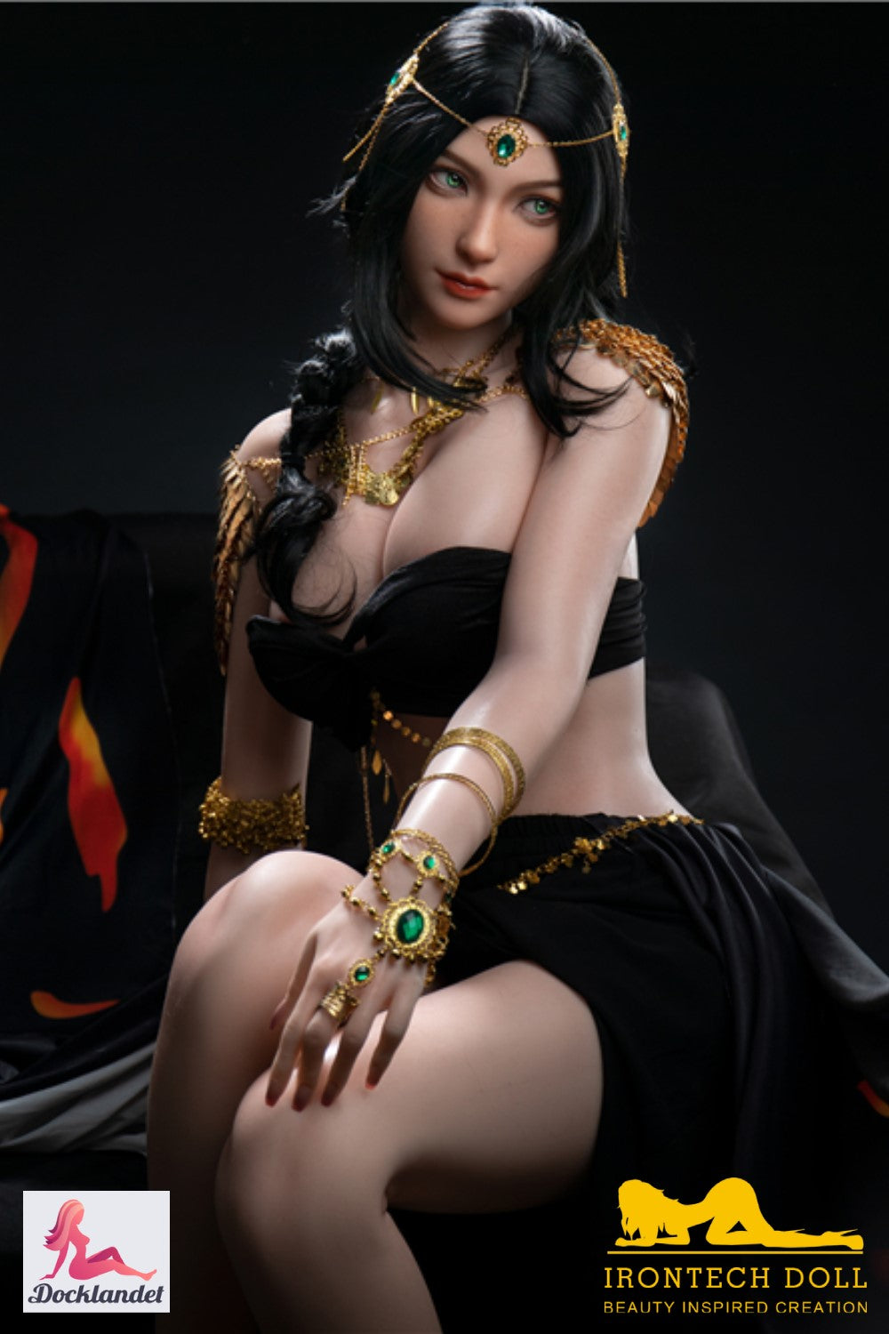 Bambola del sesso del gattino (Irontech Doll 166 cm Coppa C S32 Silicone)