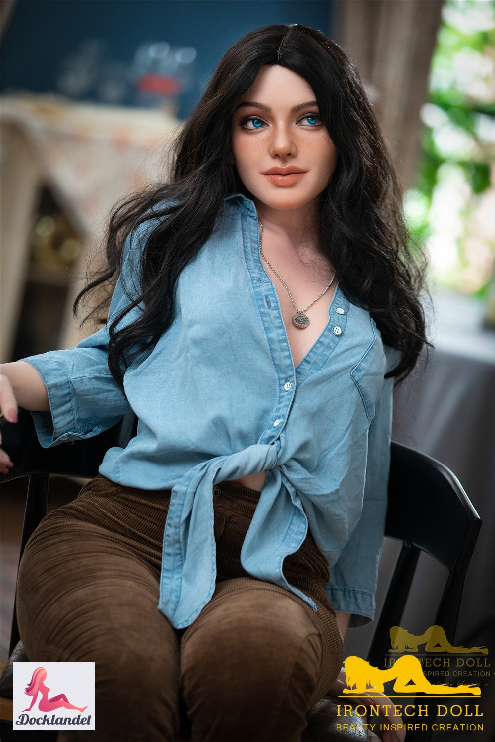 Marley bambola del sesso (Irontech Doll 152 cm Coppa A S27 Silicone)
