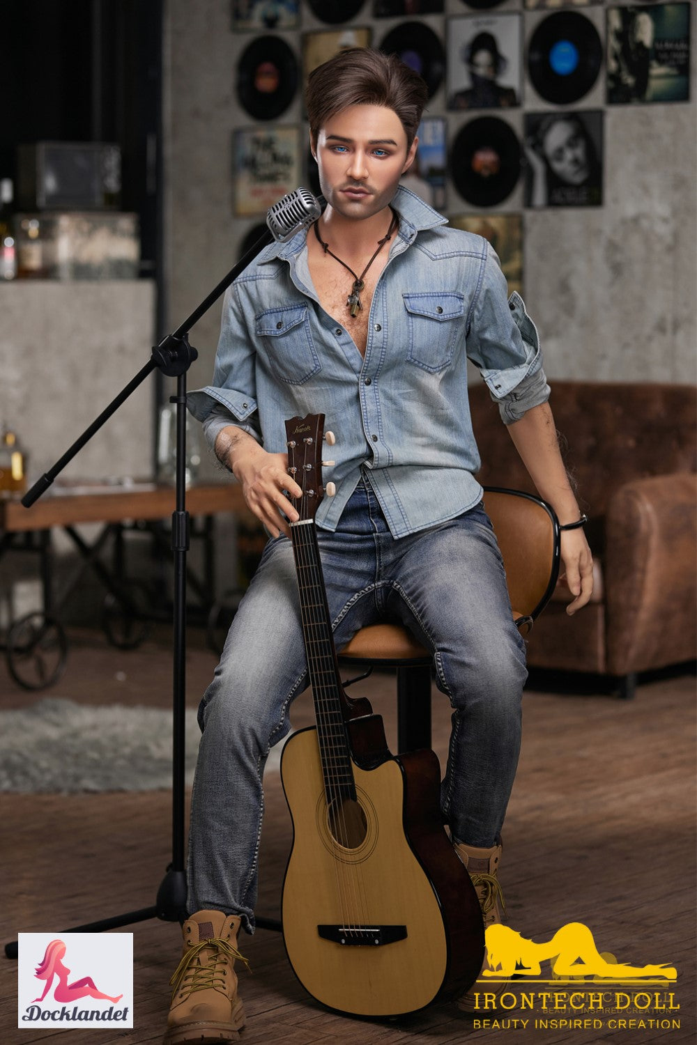 Steve bambola del sesso maschile (Irontech Doll 170 cm M4 Silicone)