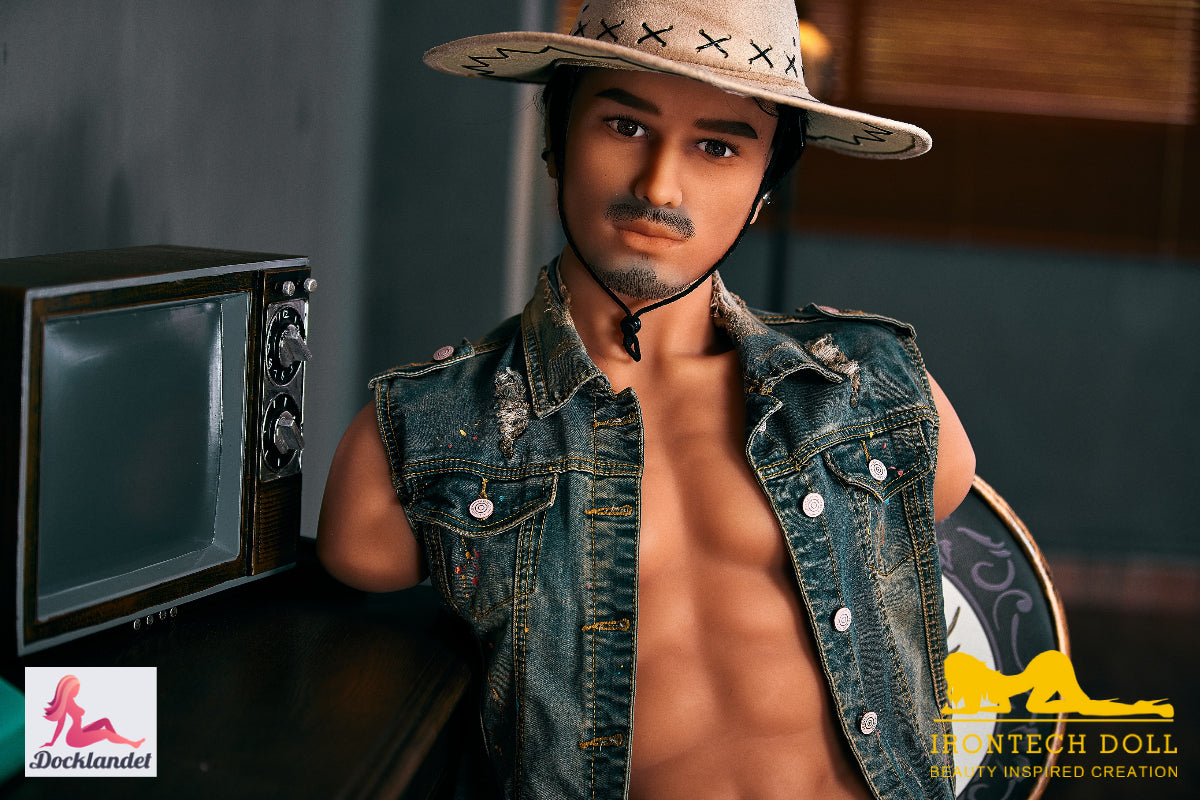 Kelvin bambola del sesso con torso maschile (Irontech Doll 100 cm #203 TPE)